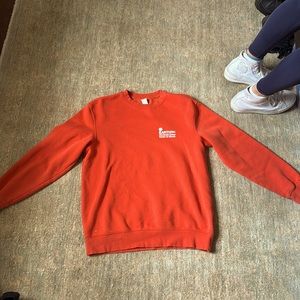 H&M Orange sweatshirt